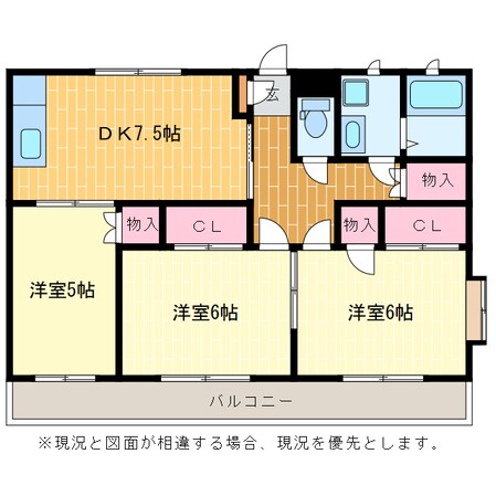 フロンティアの物件間取画像